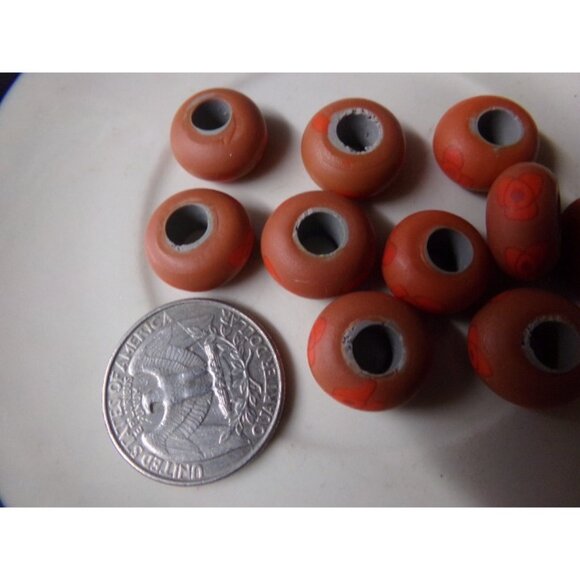 Polymer Clay Large Hole Beads - Picture 2 of 2